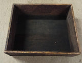Antique Lane’s Patent Steel Parlor Door Hanger Wood Crate 1890s Hardware Box