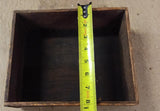 Antique Lane’s Patent Steel Parlor Door Hanger Wood Crate 1890s Hardware Box