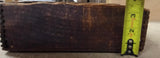 Antique Lane’s Patent Steel Parlor Door Hanger Wood Crate 1890s Hardware Box