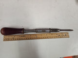 Vintage Yankee 30A Spiral Ratchet Screwdriver North Bros Stanley Wood Handle