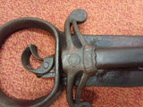 Antique NELLIS H-28 Cast Iron Hay Harpoon Spear - Rare Working Farm Tool