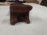 Traditional Chinese Folk Art Hand Carved Hardwood Scholar Figurine