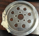 Harley Davidson 65T Chrome Rear Drive Belt Pulley Cover Softail Dyna FXR Evo