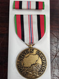 Official Afghanistan Campaign Medal - Full Size US Military Award with Ribbon