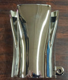 Ted Tine Custom Maltese Cross Chrome Exhaust Tail Pipe Tip 3.00" Inlet