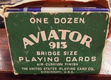 Full Case 12 Decks Vtg Aviator 913 Bridge Playing Cards Lindberg Airplane 1920's