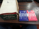 Full Case 12 Decks Vtg Aviator 913 Bridge Playing Cards Lindberg Airplane 1920's