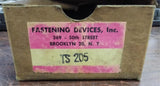 Partial Threaded Rods 1/4" Dual End Stud Bolt Steel New Old Stock Vintage