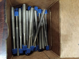 Partial Threaded Rods 1/4" Dual End Stud Bolt Steel New Old Stock Vintage