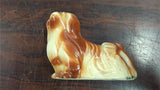Vintage Pekingese Dog Figurine Ceramic Statue Mid-Century Japan