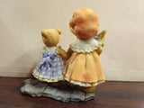 Vintage 1996 Cherished Teddies Cathy & Nathan Autumn Breeze Figurine Enesco