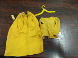 Vintage 1963 Barbie Golden Evening Outfit #1610 - Gold Knit Skirt & Top w Hanger