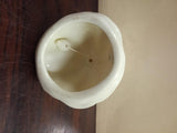 Vtg 1950s Porcelain Angel Bell Figurine Hand Painted Bisque Floral Japan