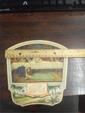 Vtg Flexoneer no.869 Home Paper Fan The Last Supper ---Matt.26: 26-27