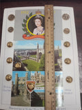 Vintage 1977 Royal Silver Jubilee Scrapbook Page Social History Ephemera OOAK