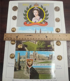 Vintage 1977 Royal Silver Jubilee Scrapbook Page Social History Ephemera OOAK