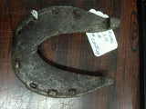 Antique Iron Horseshoe Tagged Medieval 14th Century Square Nail Holes Hand Forge