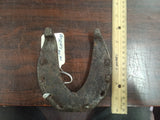 Antique Iron Horseshoe Tagged Medieval 14th Century Square Nail Holes Hand Forge