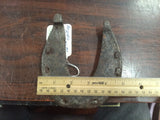 Antique Iron Horseshoe Tagged Medieval 14th Century Square Nail Holes Hand Forge