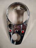 Chrome DASH COVER for 1962 - 1967 Harley Pan, Shovel & Servi-Car
