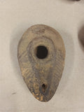 Lot of 5 Ancient Style Clay Oil Lamps Roman Byzantine Parthenon Gallery London