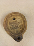 Lot of 5 Ancient Style Clay Oil Lamps Roman Byzantine Parthenon Gallery London