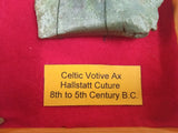 Ancient Celtic Bronze Votive Axe Hallstatt Culture 8th-5th Century BC Viking Wea