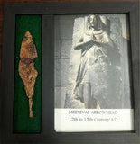 Medieval Iron Arrowhead 12th-15th Century AD Display Antique Knight Armor Roman