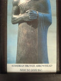 Ancient Sumerian Bronze Arrowhead 3000-2000 BC Mesopotamia Private Collection