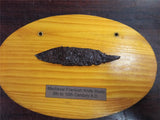 Medieval Frankish Iron Knife Blade 9th-10th Century AD Carolingian Oval Plaque
