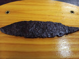 Medieval Frankish Iron Knife Blade 9th-10th Century AD Carolingian Oval Plaque