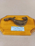 Antique 17th Century Bronze Pistol Trigger Guard Engraved England Civil War