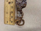 Medieval Iron Knife Blade Suspension Ring 13th-15th Century AD Belt Knife