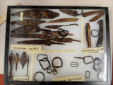 Rare Medieval Iron Artifact Collection LOT Knives Buckles Arrowheads