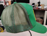 Rare vintage John Deere MPC Louisville Promotions Green Snapback Trucker Hat