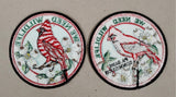 VTG PA Game Commission We Need Wildlife Cardinal Patch Lot  With & Without Text