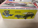 AMT 1/25 1977 Ford Pinto Popper Model Kit Partial Build/Parts