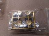 Vtg Model Car Parts Lot Wheels Tires Chrome Wire Whitewalls Drag Slicks Goodyear
