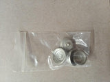 Vtg Model Car Parts Lot Wheels Tires Chrome Wire Whitewalls Drag Slicks Goodyear