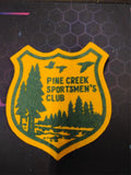 Pine Creek Sportsmen's Club Gaines PA Pennsylvania 4" Patch 1940's