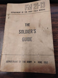 1952 Antique Military Book "The Soldier's Guide" Illustrated