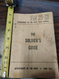 1952 Antique Military Book "The Soldier's Guide" Illustrated