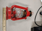 Red Oil Lantern 7.5" Hurricane Lamp Moon Light