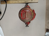 Red Oil Lantern 7.5" Hurricane Lamp Moon Light