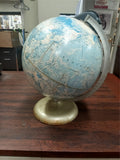 Vintage Rand McNally 12" World Portrait Globe - Raised Relief Topography