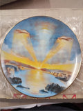 Vtg 77 Yiannis Koutsis In the Beginning Creation Plate Cermaic Collectible Art