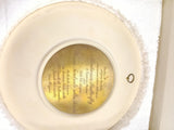 Vtg Handmade 1977 Alabaster Plate Opera Madama Butterfly Gino Ruggeri