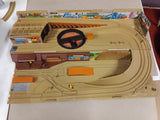Vtg 1983 Hot Wheels Sto & Go Railroad Freight Yard Playset Mattel Train Case