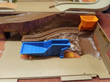Vtg 1979 Hot Wheels Sto-N-Go Construction Site Playset Mattel Folding Case