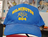 Vintage OTTO Masonic Hat Blue GOLD Wilmington Lodge 804 PA Freemason Snapback
